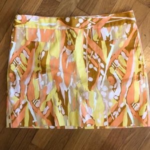 JCrew floral fun mini skirt